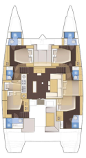 Lagoon 52 - 5 + 1 cab. | Czarter jachtu Chorwacja | Travelboat - 2