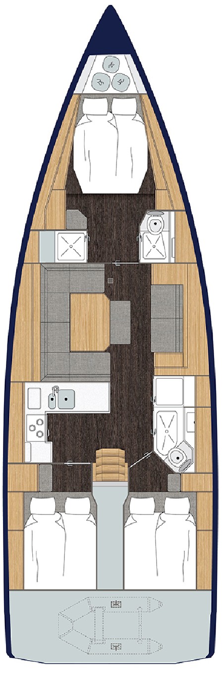 Bavaria Yachtbau Bavaria C45 Style - 3 cab. Sunny