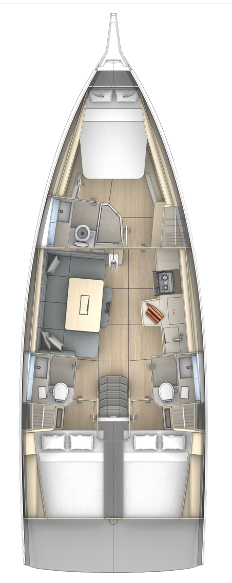 Dufour Yachts Dufour 41 - 3 cab. No Worries