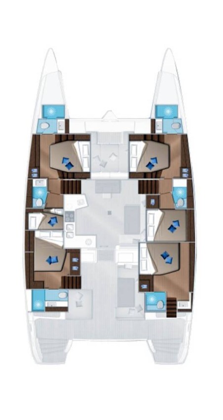 Lagoon-Bénéteau Lagoon 52 F - 6 + 2 cab. LinaHanna