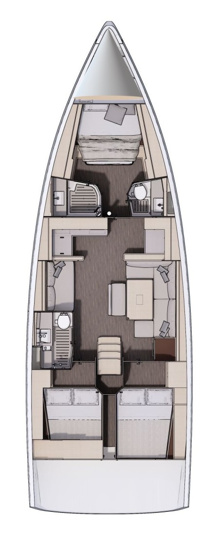 Dufour Yachts Dufour 470 - 3 cab. Amber