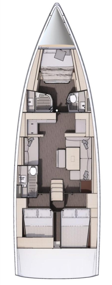 Dufour Yachts Dufour 470 - 3 cab. Stargate