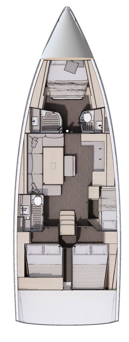 Dufour Yachts Dufour 470 - 4 cab. Ariel