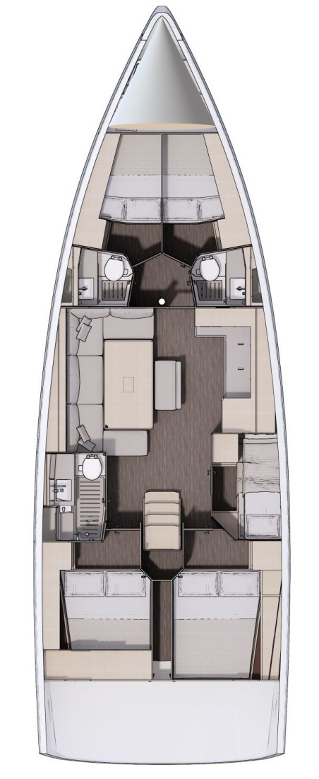 Dufour Yachts Dufour 470 - 5 cab. Blue Wave