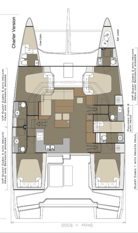 Dufour Yachts Dufour 48 Catamaran - 5 + 1 cab. Make Me Yours
