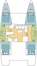 Fountaine Pajot Fountaine Pajot Elba 45 - 4 + 2 cab. Sun Office - 2