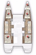 Lagoon 40 - 4 + 2 cab | Czarter jachtu Chorwacja | Travelboat - 2