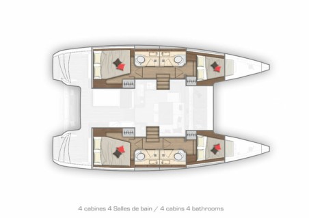 Lagoon-Bénéteau Lagoon 40 - 4 + 2 cab Sailor Moon