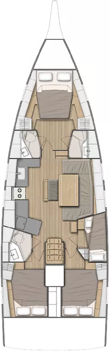 Bénéteau Oceanis 46.1 - 4 cab. Zeppelin