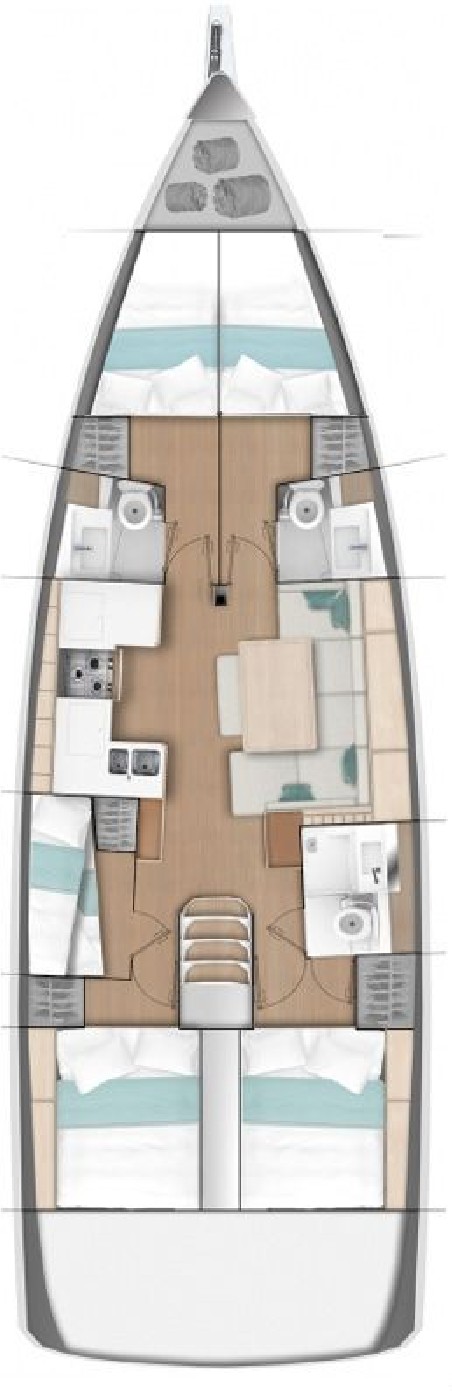 Jeanneau Sun Odyssey 490 - 5 cab. Avra