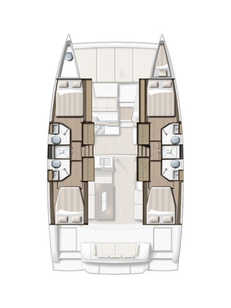 Catana Group Bali 4.2 - 4 + 1 cab. Altair