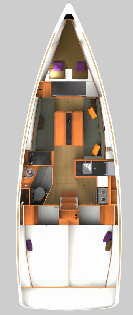 Jeanneau Sun Odyssey 349 - 3 cab. Siberia