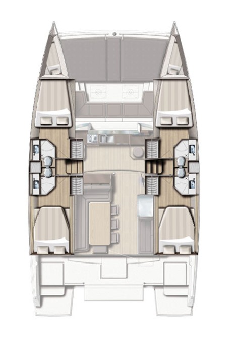 Catana Group Bali 4.3 - 4 + 2 cab. Summer Loft