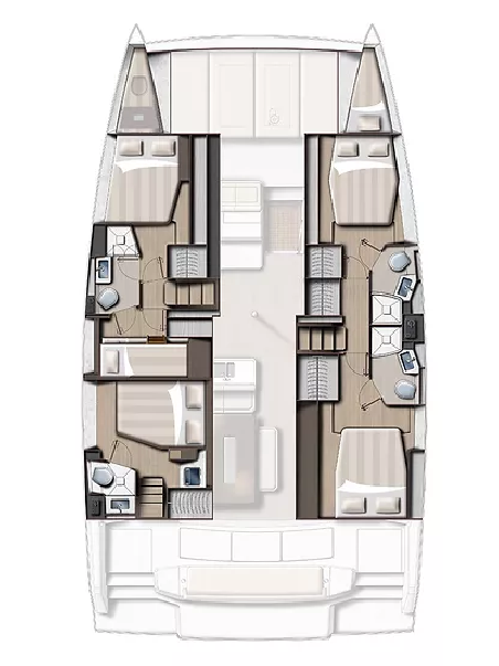 Catana Group Bali 4.6 - 5 + 1 cab. Acrux