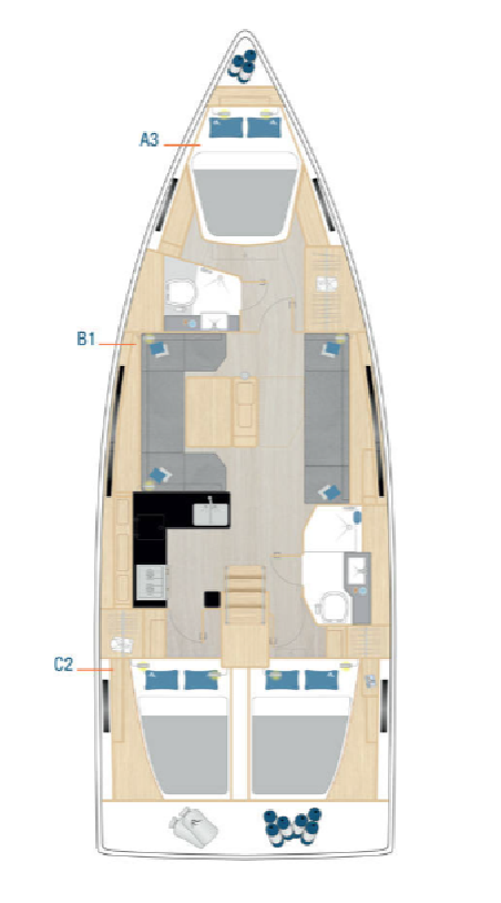 Hanse 410 | Czarter jachtu Chorwacja | Travelboat