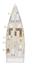 Hanse Yachts Hanse 548 - 5 + 1 cab. Simply The Best - 2