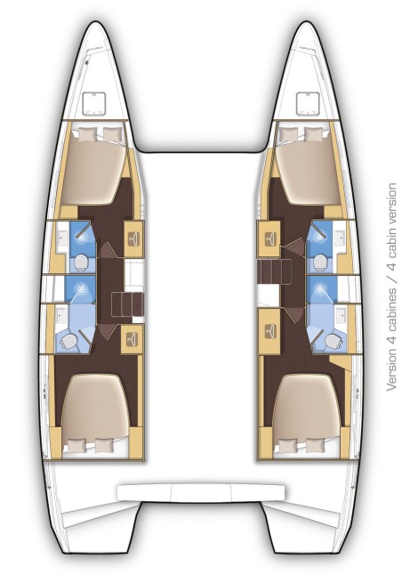 Lagoon-Bénéteau Lagoon 42 - 4 + 2 cab. Happy Key