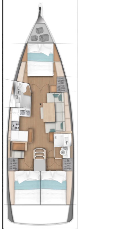 Jeanneau Sun Odyssey 440 | Czarter jachtu Chorwacja | Travelboat