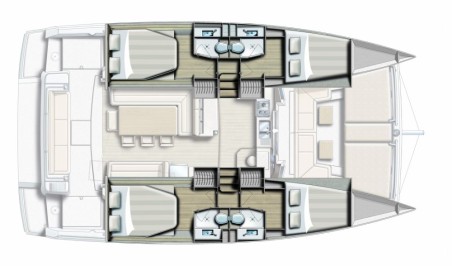 Catana Group Bali 4.1 - 4 + 2 cab. Crystal Waters