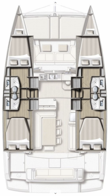 Catana Group Bali 4.1 - 4 + 2 cab. Neusis