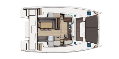Catana Group Bali 4.3 - 4 + 2 cab. Annita