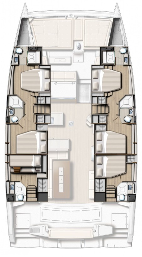 Catana Group Bali 5.4 - 5 cab. Libra