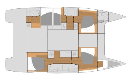Fountaine Pajot Fountaine Pajot Tanna 47 - 5 + 1 cab. First Life