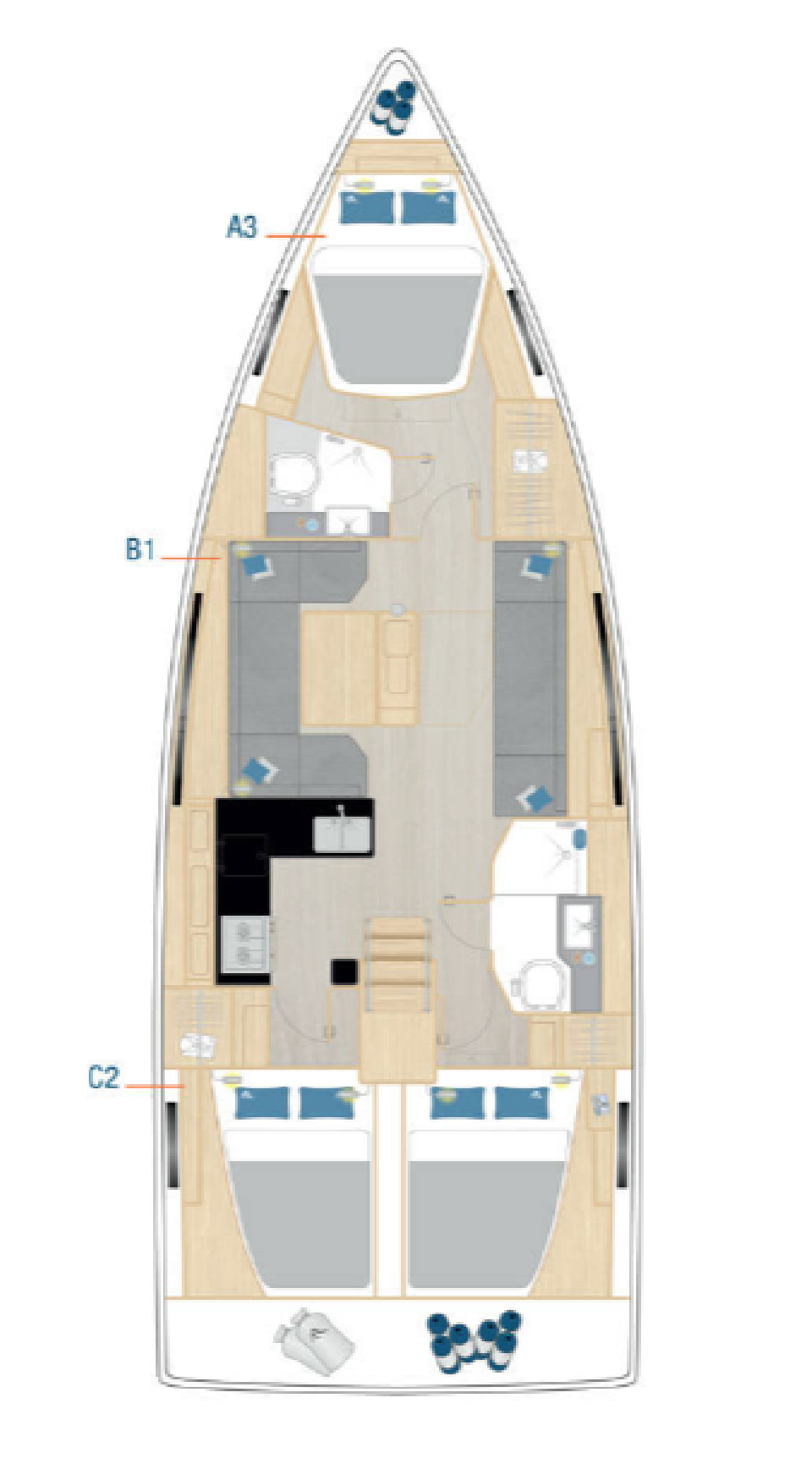 Hanse 410 | Yacht Charter Greece | Travelboat