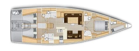 Hanse Yachts Hanse 588 - 3 + 1 cab. Amadea