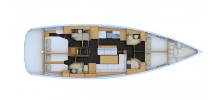 Jeanneau Jeanneau 54 - 4 + 1 cab. Scorpius