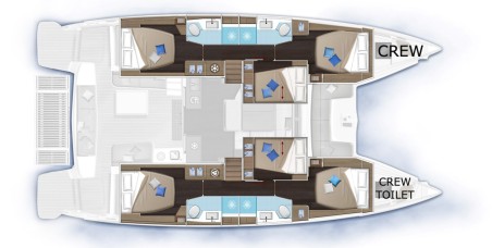 Lagoon-Bénéteau Lagoon 51 - 6 cab. Negroni