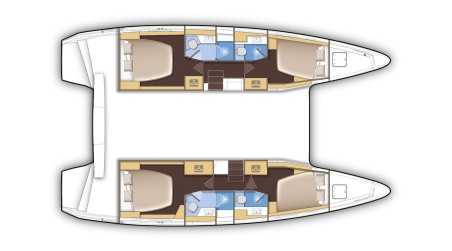 Lagoon-Bénéteau Lagoon 42 - 4 + 2 cab. White Waves