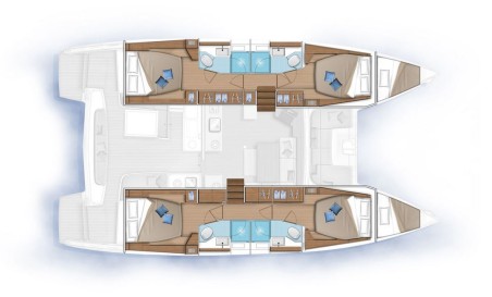 Lagoon-Bénéteau Lagoon 46 - 4 + 2 cab. No Worries