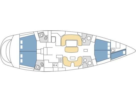 Jeanneau Sun Odyssey 54 DS - 4 + 1 cab. Veni