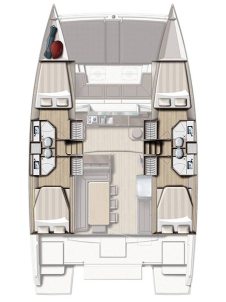 Catana Group Bali 4.3 - 4 + 2 cab. Eleni
