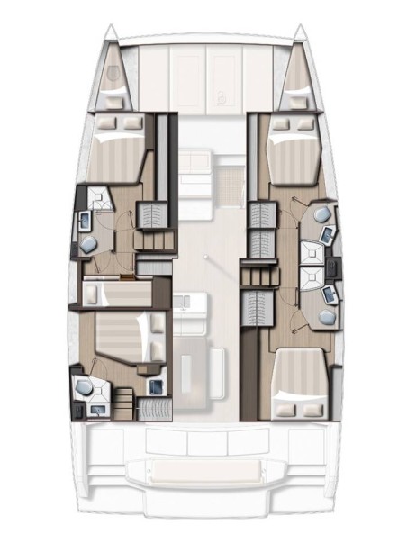 Catana Group Bali 4.6 - 5 + 1 cab. Kos 46.Cat9