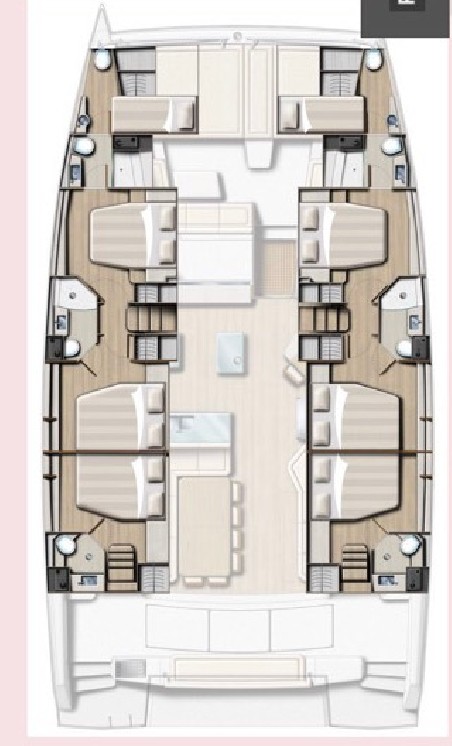 Catana Group Bali 5.4 - 6 + 2 cab. Kos 54.Cat