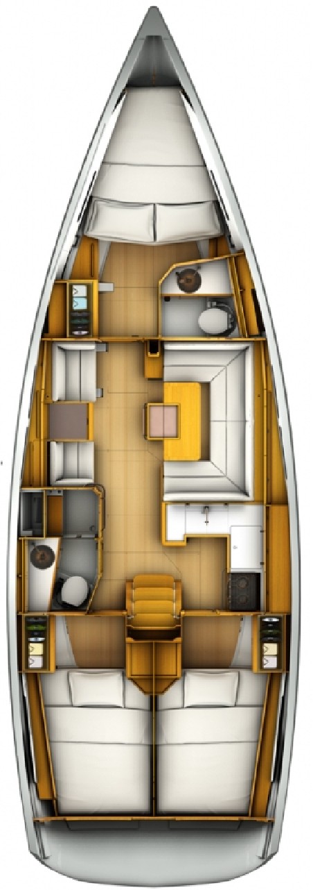 Jeanneau Sun Odyssey 419 - 3 cab. Euros