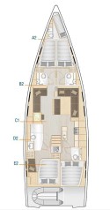 Hanse Yachts Hanse 548 - 4 + 1 cab. Lady Ardea