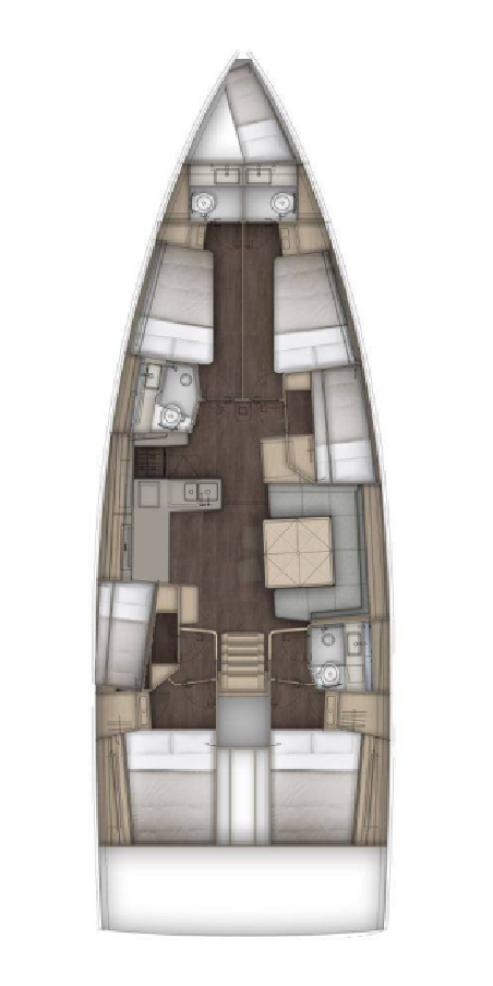 Dufour Yachts Dufour 54 - 6 + 1 cab. Violante