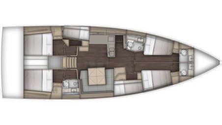 Dufour Yachts Dufour 54 - 6 + 1 cab. Violante