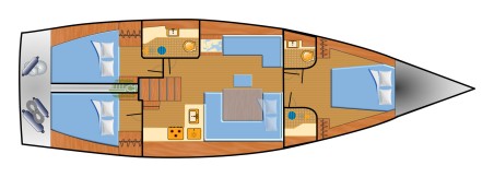 Hanse Yachts Hanse 458 - 3 cab. Namaka Elua