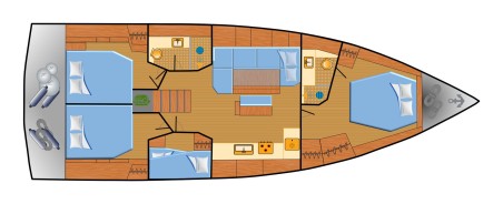 Hanse Yachts Hanse 460 - 4 cab. Antares