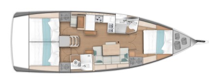 Jeanneau Sun Odyssey 440 - 3 cab. Carlotta