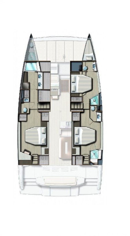 Catana Group Bali 4.8 OW - 3 + 1 cab. Resif