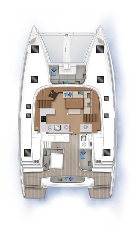 Lagoon-Bénéteau Lagoon 46 - 4 + 1 cab. Back to the Future