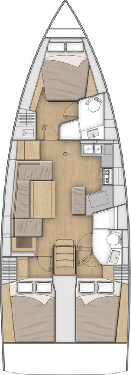 Bénéteau Oceanis 40.1 - 3 cab. Mavi Mercury