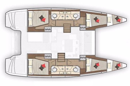 Lagoon-Bénéteau Lagoon 40 - 4 + 2 cab Sail Castor