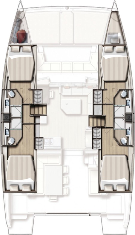 Catana Group Bali 4.5 - 4 + 1 cab. Le Andra