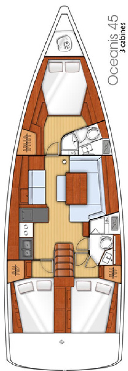 Bénéteau Oceanis 45 - 3 cab. Hande